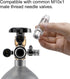 Aquarium CO2 Bubble Counter with Built-in Check Valve for CO2 Generator Regulator, Single Head...