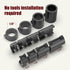 Office Chair Lifting Rod Fixing Pipe Clamp Connect the clamp to the large office chair cylinder piston to prevent the seat from sinking, with a va...