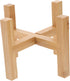 1pc Wooden Planter Stand Bamboo Tray Small Plant Stand Planter Holder Shelf Indoor Flower Pot Rack Bonsai Stand House Plants Midsize Flower Pot Ho...