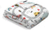 Cartoon Road Car Vehicles Baby Blanket for Boy Girl City Roadway Truck Boat Mountain Forest Rainbow Flannel Receiving Blanket Soft Swaddle Blanket...