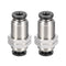 uxcell Straight Pneumatic Push to Quick Connect Fittings Bulkhead Union 4mm Tube OD X 4mm Tube OD 2pcs...