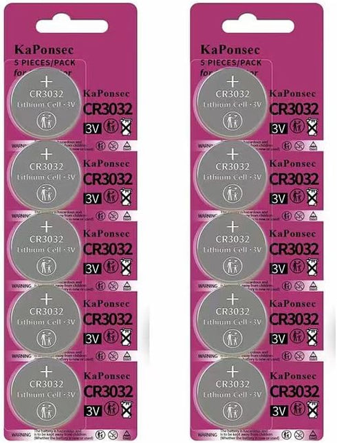 CR3032 3V Lithium Button Coin Cell Battery-5Packs...