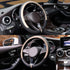 COFIT Breathable Car Steering Wheel Cover 15 inch Auto Universal Leather Wrap Non-Slip Steeringwheel Protector Automotive Interior Accessories, Be...