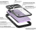 for iPhone 15 5G Waterproof Case,Compatible with Magsafe,Hybrid Rugged Shockproof Full Body Protective,with Lanyard,Clear Lens/Screen Protector Co...