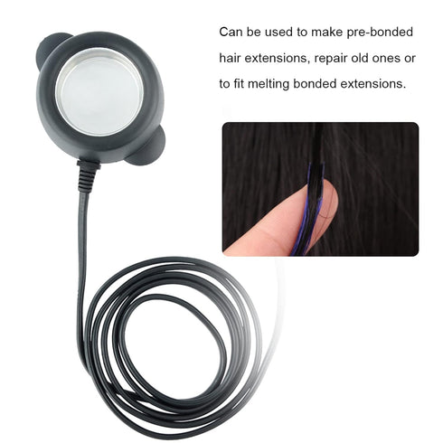 Hot Glue Pot, Hair Extensions Keratin Glue Melting Pots Hot Glue Skillet for Crafting, 30W Electric Mini Glue Pot Warmer DIY Hair Extension Repair...