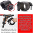 2 Pack Bike Lock Mounting Bracket Holder Frame Mount Replacement Storage Clamp Universal U-Lock Clip for Self Coiling Wire Cable Locks Combination...