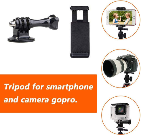 Phone Tripod, Linkcool Octopus Tripod with Wireless Remote Phone Holder Mount Use as iPhone Tripod, Cell Phone Tripod, Camera Tripod, Travel Tripo...