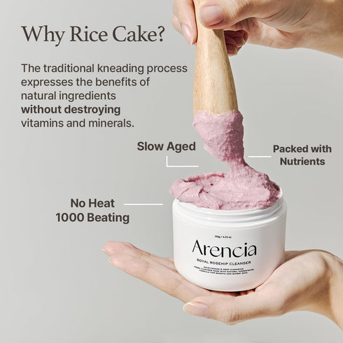 French Royal Rosehip Brightening Face Cleanser & Daily Scrub - Moisturizing, Exfoliating & Deep-Cleansing - Spa Quality, All Skin Types with Rice ...