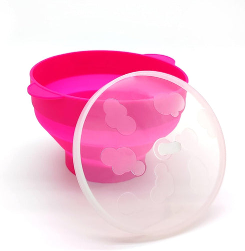 Mini Microwave Popcorn Popper, BPA Free Silicone Popcorn Popper Microwave Collapsible, Microwave Popcorn Maker, Microwave Popcorn Bowl, Dishwasher...