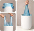 2-3 Gallon Tear-Free Small Trash Bags with handles Garbage Bags Separated Unscented for Bathroom Kitchen (150)...