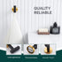 Angle Simple Black & Gold Towel Hook 2 PCS, Stainless Steel Bathroom Robe Holder, Round Coat Hand Towel Hanger, Wall Mounted...