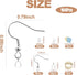 925 Siver Earring Hooks, Hypoallergenic Earring Hooks,160Pcs Earring Making Kit with Earring Hooks and 2 Different Clear Silicone Earring Backs fo...