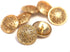 Vintage Hollow Embossed Metal Shank Sewing Buttons 20 Pcs - 18mm, 23/32"...