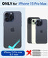 Magnetic for iPhone 15 Pro Max Case Waterproof with Built-in Screen Protector,Compatible with MagSafe Shockproof Dustproof Heavy Duty Full Body Co...