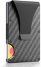 OTO Money Clip for Men,RFID Blocking Carbon Fiber Wallet,Minimalist Slim Wallet with Front Pocket,Aluminum Metal Credit Card Holder...