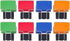Retangle Medium Paper Clips?Binder Clips, Easy Grip, Assorted Color, Office Supplies?8 Pcs/Set...