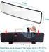 SkycropHD Car Rear View Mirror, Clip on Interior Rearview Mirror Panoramic Wide Angle to Eliminate Blind Spots – Convex, White...