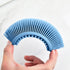 Silicone Body Scrubber, Shower Brush Handheld, Soft Silicone Loofah, Bath Scrubber for Body for Deep Clean (Blue)...