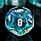 Sarp Edge DND Dice Set Handmade 7 Pieces Dice for Dungeons and Dragons TRPG Games Multi-Sided RPG Polyhedral Resin Sharp Edge Dice Roleplaying Gam...