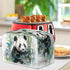 Toaster Cover 2 Slice Watercolor Panda Bamboo Dustproof Bakeware Protector Small Kitchen Appliance Dust Covers with Hang Loop (14x14")2PCS...