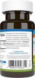 Carlson - Chelated Manganese, 20 mg, Superior Absorption, Healthy Metabolism, Bone Support & Brain Health, 100 Tablets...