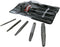 URREA Screw Extractor Set - 5-Piece (1/8"-3/4") Screw Removal Kit with Spiral Flute & Roll-up Storage Pouch - 9500B...