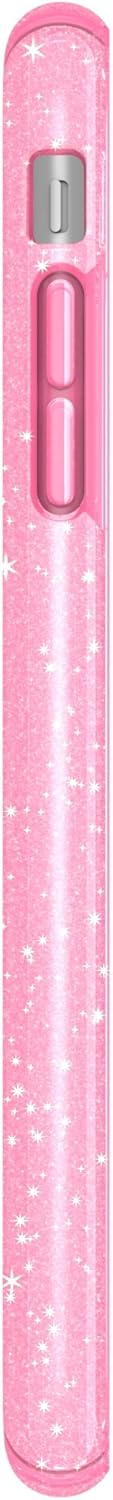 Speck 103123-6603 Products Presidio Clear + Glitter Case for iPhone 8 Plus (Also fits 7 Plus and 6S Plus/6 Plus), Bella Pink With Gold Glitter/Bel...