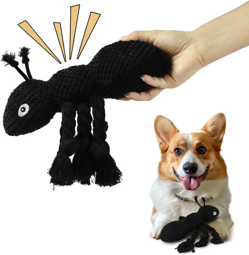 ant Plush Dog Toys Which Puppy Stuffing and Ant Scream?Boring Interactive for Separation Anxiety Suitable for Small and Medium Dogs to Chew and Pl...