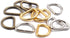 BronaGrand 120 Pieces 1/2inch Metal D Ring Buckles D-Ring Loop for Handbag Purse Clothes DIY Accessories,3 Colors...