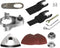 Converter Oscillating Tool Adapter Kit 100 Type Aluminum Angle Grinder Polishing Oscillating Multitool Accessories Kit(As shown)...