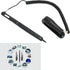 Resistive Touchscreen Pen Car Navigator Touch Stylus Painting Pen Proof Touchscreen Stylus with Spring Rope Fixing Base for Electronic...
