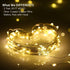 Homemory 2 Pack Each 20 Ft 60 LED Short Fairy Lights Battery Operated Christmas String Lights with Remote, Waterproof 8 Modes Firefly Twinkle Ligh...