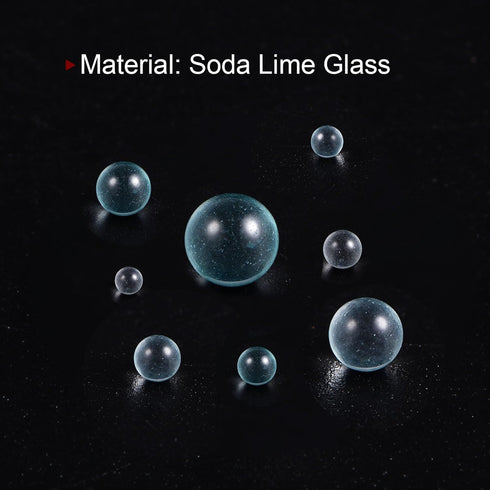 150pcs Glass Ball Boiling Stones 9mm Soda Lime Glass Beads for Bottle Shaking Mixing, Clear...