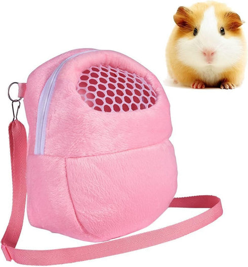 Pet Dog Carrier Bags,Portable African Hedgehog Hamster Breathable Bags,Handbags,Puppy Cat Travel Backpack(S Size:17x12cm/6.7x4.7inch)...