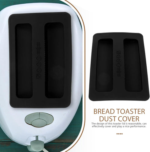 Kichvoe Bread Toaster Silicone Toaster Lid Slice Toaster Lid Cover 6.2 * 4Inch Bread Maker Cover Toaster Appliance Top Cover Sandwich Upper Lid To...