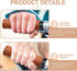 1Pair PU Leather and Soft Rubber Bicycle Mountain Bike Handlebar Grips (Light Brown)...