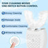 Ultrasonic Electric Toothbrush Adults, Automatic Toothbrush U Shaped Whole Mouth 360° Cleaning Teeth Whitening Hands Free Rechargeable IPX7 Waterp...
