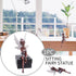 EKDJKK Sitting Fairy Statue Garden Ornament Resin Craft Landscaping Yard Decoration Park Present Lawn Decoration Home Patio Garden...