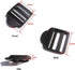 30 Pcs 1" (25mm) Plastic Tension Locks Triglide for Belt Backpack Camping Bag Belt Suitcase, Black...