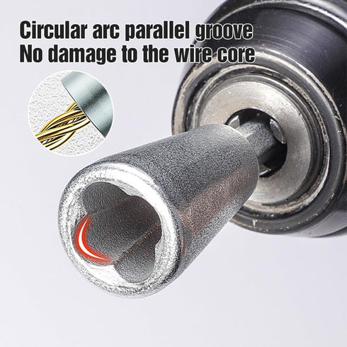4PCS Wire Twister Tool for Drill, Blendixy Wire Strippers, Drill Bit Sharpener Wire Twister, Drill Powered Electrical Tools, Electrical Wire Wire ...