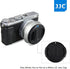 JJC Metal Lens Hood Shade Protector with 49mm Filter Adapter Ring for Fujifilm Fuji X100VI X100V X100F X100T X100S X100 X70 replaces Fujifilm LH-X...
