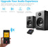 1Mii Bluetooth Audio Receiver 12hrs Playtime, Bluetooth 5.1 Adapter for Home Stereo Music Streaming System, Low Latency, Bass Mode(Audio Only)...