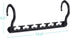 HOUSE DAY Sturdy Plastic Space Saving Hangers 12 Pack, Cascading Organizer Closet Space Saver 80% and Wrinkle Free Clothes, Multi Collapsible for ...