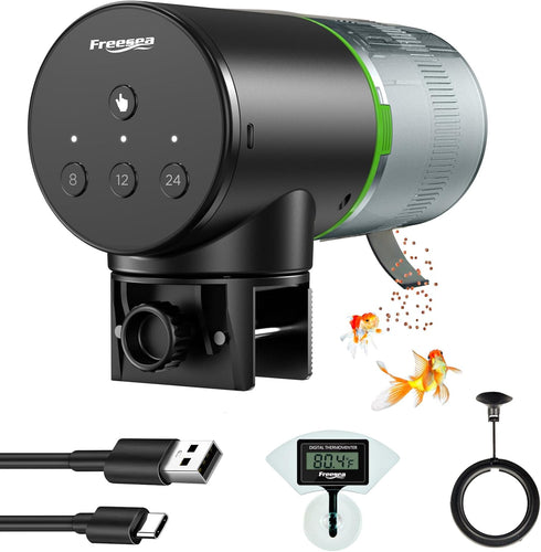 FREESEA Automatic Fish Feeder for Aquarium: Vacation Food Dispenser with Timer for Betta Tank...