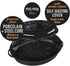 Granite Ware 15-Inch Covered Oval Roaster, 10 Lb Capacity - Enamel Steel Cookware, Dishwasher Safe & PFOA-Free, Even Heat Distribution for Roastin...