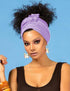 Harewom Hair Scarf for Women with Locs Braid Long Fashion Solid Color Boho Cotton African Head Wrap Tie Headband Bulk Lavender...