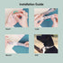 Rifle Paper Co. Airtag Dog Collar Holder - Waterproof Airtag Holder Dog Tag - Unique Floral Airtag Case for Dog Collar - Pet Collar Airtag Loop - ...