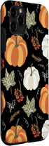 iPhone 11 Pro Autumn falling leaves and pumpkin spice harvest happy fall Case...