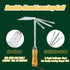 Innovative Weeder Puller Garden Hand Tool - with Double Head (Hoe & Cultivator) - for Easy Remove Weeders & Loosing Soil...