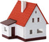 One Set N Scale 1:160 Model Village House Assembled Model Architectural Building Layout JZN03R...